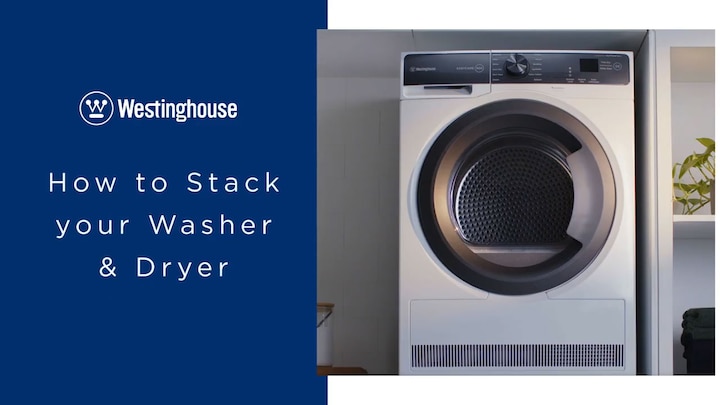 Westinghouse Washing Machine | How To Stack Your Washer and Dryer